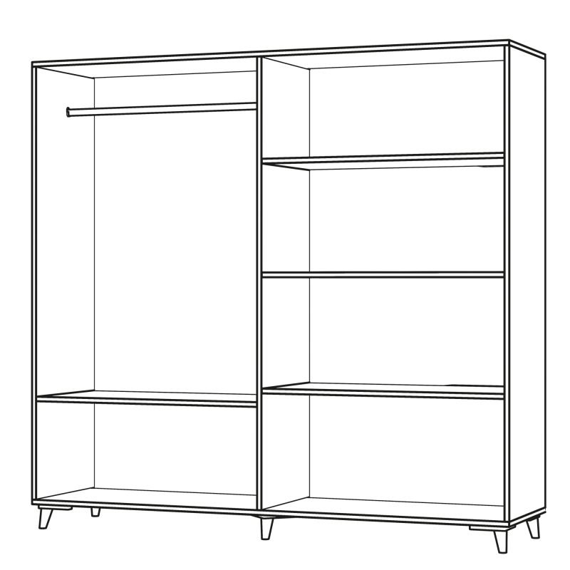 Gardorap Dolap Sürgü Dolap Gurubunda Yatak Odanızın Dagınıklığını Toplayacak Şık Çok Kulanışlı Bir Tasarım